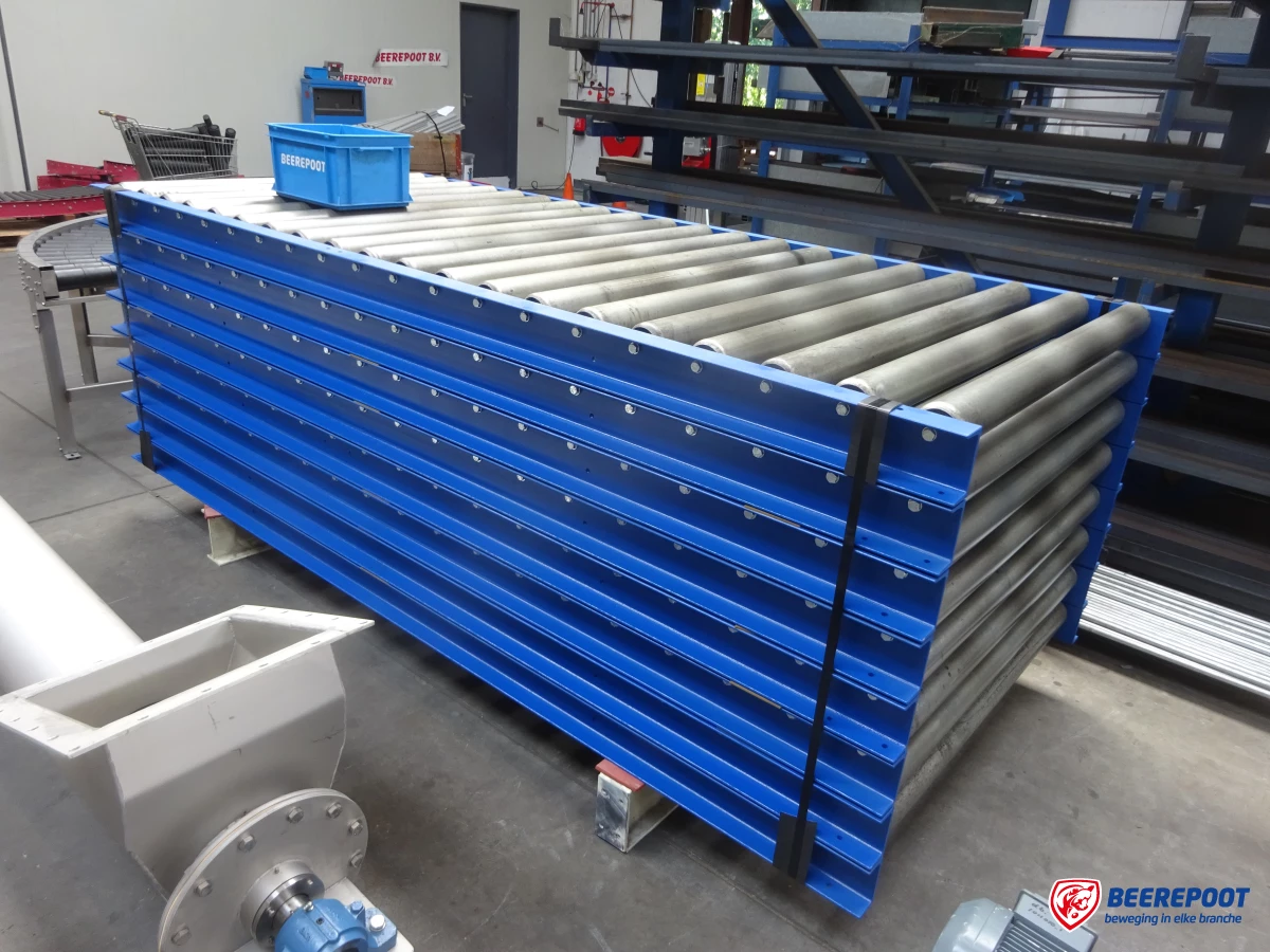 Palletrollenbaan, n-a, x 1250 mm p/m